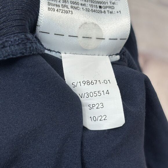 Athleta Women Brooklyn Mid Rise Ankle Pants Size 10 Navy Blue SP23 C023 -22 - Picture 13 of 16